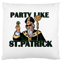  St  Patricks Day  Large Cushion Case (two Sides) by Valentinaart