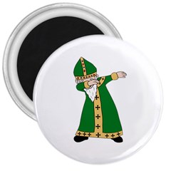  St  Patrick  Dabbing 3  Magnets by Valentinaart