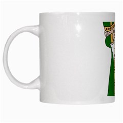  St  Patrick  Dabbing White Mugs by Valentinaart