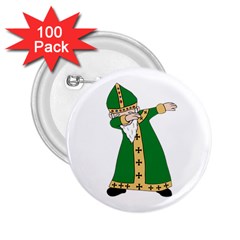  St  Patrick  Dabbing 2 25  Buttons (100 Pack)  by Valentinaart