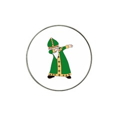  St  Patrick  Dabbing Hat Clip Ball Marker by Valentinaart