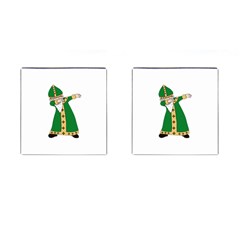  St  Patrick  Dabbing Cufflinks (square) by Valentinaart