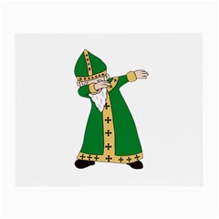  St  Patrick  Dabbing Small Glasses Cloth (2-side) by Valentinaart