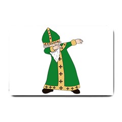  St  Patrick  Dabbing Small Doormat  by Valentinaart