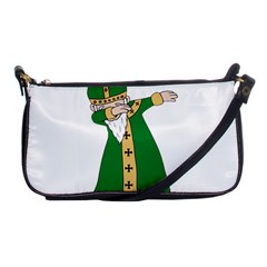  St  Patrick  Dabbing Shoulder Clutch Bags by Valentinaart