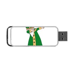  St  Patrick  Dabbing Portable Usb Flash (two Sides) by Valentinaart