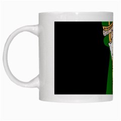  St  Patrick  Dabbing White Mugs by Valentinaart