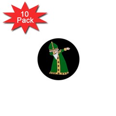  St  Patrick  Dabbing 1  Mini Magnet (10 Pack)  by Valentinaart