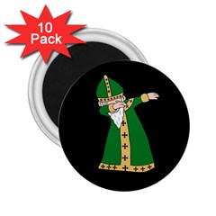  St  Patrick  Dabbing 2 25  Magnets (10 Pack)  by Valentinaart