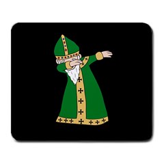  St  Patrick  Dabbing Large Mousepads by Valentinaart