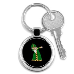  St  Patrick  Dabbing Key Chains (round)  by Valentinaart