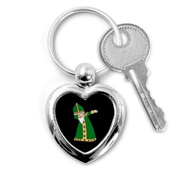  St  Patrick  Dabbing Key Chains (heart)  by Valentinaart