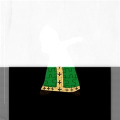  St  Patrick  Dabbing Rectangular Jigsaw Puzzl by Valentinaart