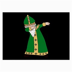  St  Patrick  Dabbing Large Glasses Cloth by Valentinaart