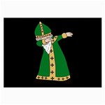  St. Patrick  Dabbing Large Glasses Cloth Front