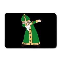  St  Patrick  Dabbing Small Doormat  by Valentinaart