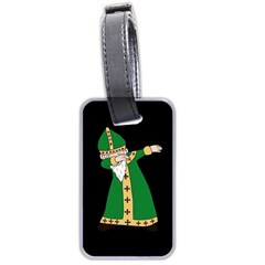  St  Patrick  Dabbing Luggage Tags (two Sides) by Valentinaart