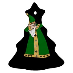  St  Patrick  Dabbing Ornament (christmas Tree)  by Valentinaart