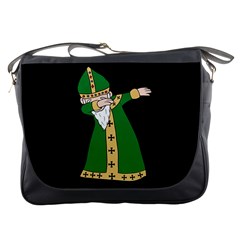  St  Patrick  Dabbing Messenger Bags by Valentinaart