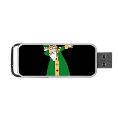  St  Patrick  Dabbing Portable Usb Flash (one Side) by Valentinaart