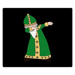  St  Patrick  Dabbing Double Sided Flano Blanket (small)  by Valentinaart