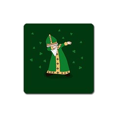  St  Patrick  Dabbing Square Magnet by Valentinaart