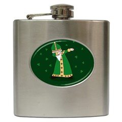  St  Patrick  Dabbing Hip Flask (6 Oz) by Valentinaart