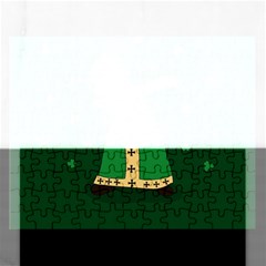  St  Patrick  Dabbing Rectangular Jigsaw Puzzl by Valentinaart