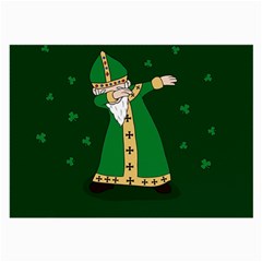  St  Patrick  Dabbing Large Glasses Cloth by Valentinaart