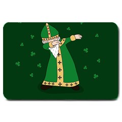  St  Patrick  Dabbing Large Doormat  by Valentinaart