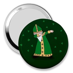  St  Patrick  Dabbing 3  Handbag Mirrors by Valentinaart