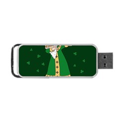  St  Patrick  Dabbing Portable Usb Flash (two Sides) by Valentinaart