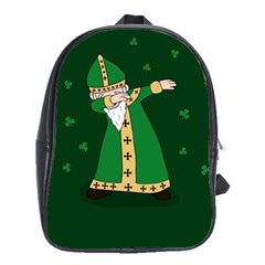  St  Patrick  Dabbing School Bag (xl) by Valentinaart