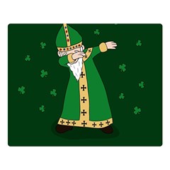  St  Patrick  Dabbing Double Sided Flano Blanket (large)  by Valentinaart