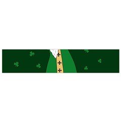  St  Patrick  Dabbing Small Flano Scarf by Valentinaart