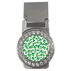 St  Patricks Day Clover Pattern Money Clips (cz)  by Valentinaart