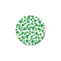 St  Patricks Day Clover Pattern Golf Ball Marker (10 Pack) by Valentinaart