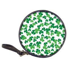 St  Patricks Day Clover Pattern Classic 20-cd Wallets by Valentinaart