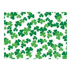 St  Patricks Day Clover Pattern Double Sided Flano Blanket (mini)  by Valentinaart