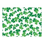 St. Patricks day clover pattern Double Sided Flano Blanket (Mini)  35 x27  Blanket Front