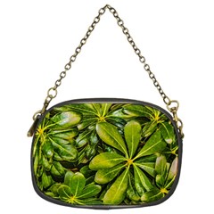 Top View Leaves Chain Purses (two Sides)  by dflcprints