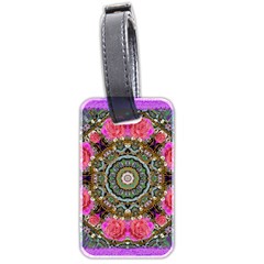 Roses In A Color Cascade Of Freedom And Peace Luggage Tags (two Sides) by pepitasart