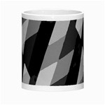 Black And White Grunge Striped Pattern Morph Mugs Center