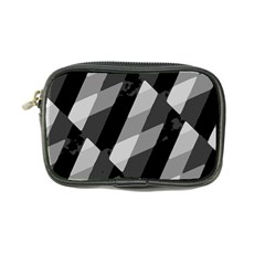 Black And White Grunge Striped Pattern Coin Purse