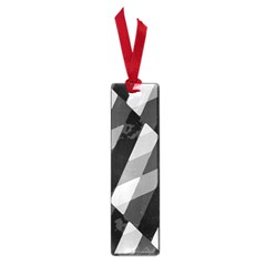 Black And White Grunge Striped Pattern Small Book Marks