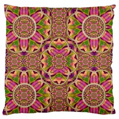 Jungle Flowers In Paradise  Lovely Chic Colors Standard Flano Cushion Case (two Sides) by pepitasart