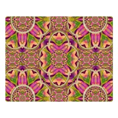 Jungle Flowers In Paradise  Lovely Chic Colors Double Sided Flano Blanket (large)  by pepitasart