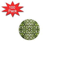 Stylized Nature Print Pattern 1  Mini Magnets (100 Pack)  by dflcprints