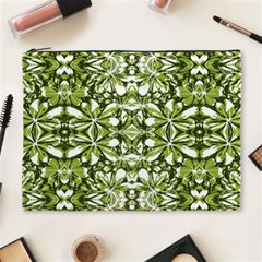 Stylized Nature Print Pattern Cosmetic Bag (xl) by dflcprints