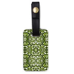 Stylized Nature Print Pattern Luggage Tags (one Side)  by dflcprints